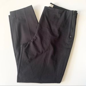 Everlane Side Zip Stretch Cotton Work Pant in Black, Size 14